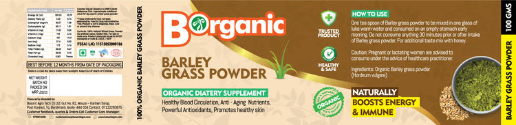 Organic Barley Grass Powder